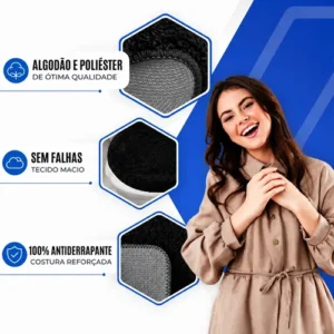 Conjunto Banheiro 4 Peças Tapete Preto Jogo Banheiro Oferta! - Imagem 5