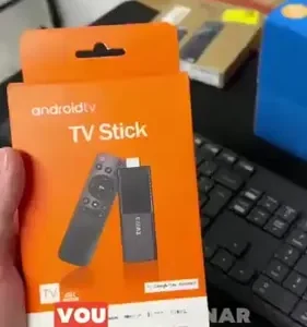 Tv Stick 4k Android Chromecast Smart Hdmi Wifi Ao Vivo Preto Padrão - Imagem 2