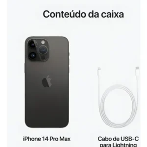 Apple iPhone 14 Pro Max (128 GB) - Preto-espacial (Novo com caixa aberta) - Imagem 11