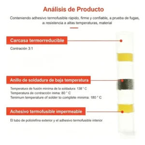 Kit 800 Terminais Termo Retráteis Estanques Para Fios Preto - Imagem 13