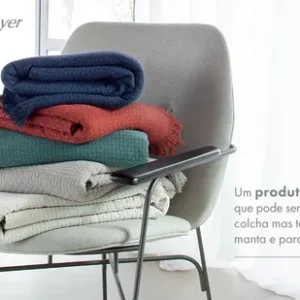 Colcha King Buddemeyer In Design 100% Algodão Bege - Imagem 8