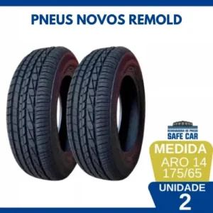 Kit 2 Pneus Remold Aro 14 175/65/14 - Safe Car Pneus - Imagem 2