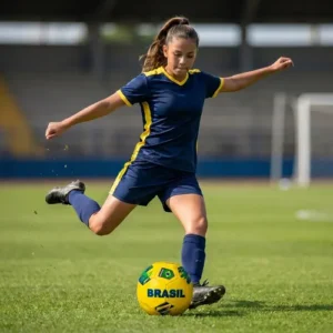 Bola De Futebol Infantil E Adulto Número 5 Brasil Seleção - Imagem 9