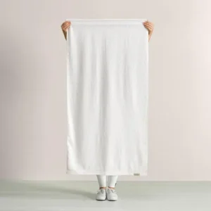 Jogo Banhão Imperial Karsten 5 Peças Gigante 100% Algodão Branco Lisa - Imagem 3