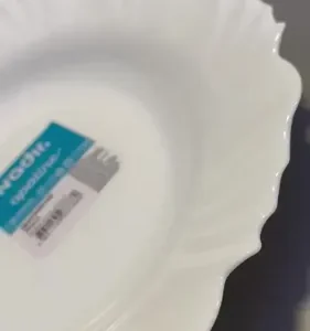 Jogo De 6 Pratos Fundo Branco Pétala Opaline Duralex - Nadir - Imagem 8