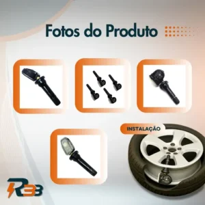 Kit Sensor Pressão Pneu Para Onix Cruze Tracker Spin S10 Gm - Imagem 9