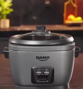 Panela De Arroz Elétrica Dako 700w Com 4 Litros 10 Xícaras Cinza - Imagem 2