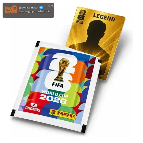 Pacote Bugado Figurinha Legend Garantida Copa Do Mundo 2026