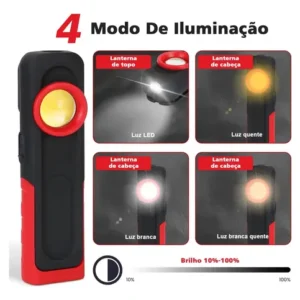 Lanterna De Inspeção Luz Quente E Fria Para Polimento Detail - Imagem 7