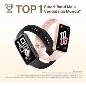 Smartwatch HUAWEI Band 10 Caixa de Polímeros Duráveis Análise do Sono em Nível Profissional Assistente de Bem-estar Emocional Relógio Smartwatch Compatível com Android e iOS Preto - Imagem 3