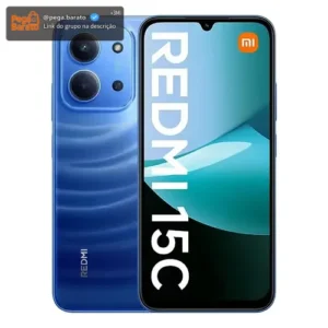 Smartphone Redmi 15c 256gb Virtual Dual Sim Azul - Imagem 1