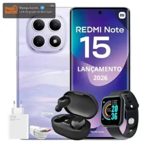 Xiaomi Redmi Note 15 256gb 16gb Ram Lançamento 2026 + Brinde - Imagem 1