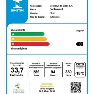 Geladeira Continental Frost Free 380L Duplex Branca (TC42) 220V - Imagem 13