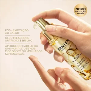 Óleo Capilar Milagroso Nutrição Brilho e Proteção Pro-v Miracles 95ml Pantene - Imagem 6