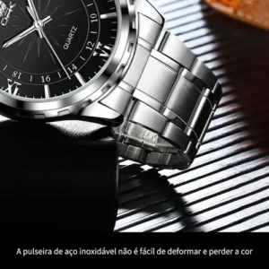 Opk Original Relógio Masculino Quartzo À Prova D'água 6003 - Imagem 9