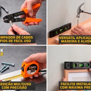 Maleta Estojo Kit Caixa Jogo Ferramentas Completa - Imagem 7
