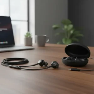 Fone Samsung Akg Usb Tipo-c Com Fio E Controles Cor Preto - Imagem 7