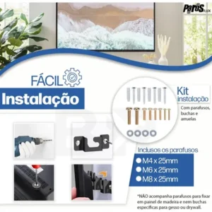 Suporte TV Fixo Universal 10" a 100" Polegadas Forte Para Todas as Marcas - Imagem 3
