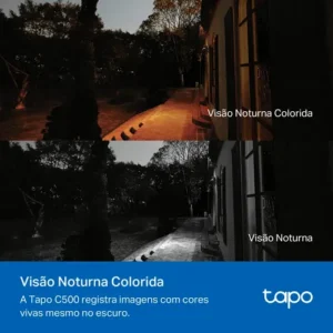 TP-Link Tapo C500 Câmera de Segurança Wifi 1080P 360° Colorida IP65 - Imagem 9