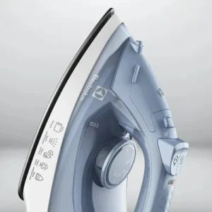 Ferro De Passar Roupas A Vapor E Seco Electrolux Esi10 1200w Efficient Base Antiaderente Com Auto Limpeza Spray Vapor Vertical Cabo Giratório Azul-claro 127v - Imagem 8