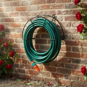 Suporte De Parede Para Mangueira De Jardim Enrolador Em Aço - Imagem 2