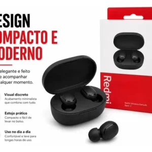 Fone De Ouvido Original Xiaomi Redmi Airdots 2 Preto Preto - Imagem 8
