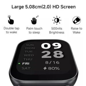 Relógio Smartwatch Redmi Watch 5 Active Caixa Preto - Imagem 4
