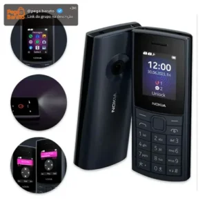 Nokia 110 4g Dual Sim Ideal Para Idosos Ligações E Sms Azul - Imagem 1