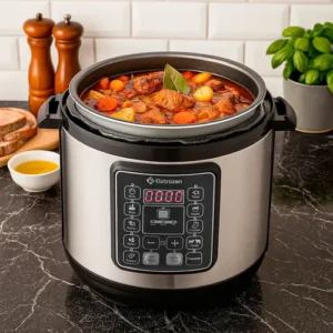 Panela de Pressão Elétrica 1100W Eletrozon Elt-808 de 6 Litros com Revestimento Antiaderente e Desligamento Automático - Imagem 5