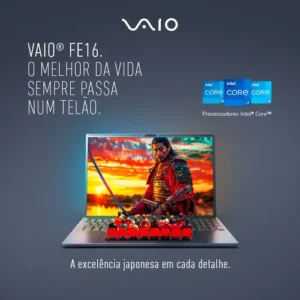 Notebook VAIO FE16 Intel Core i5-1334U - 13ª Gen Linux Debian 12 - 8GB RAM 256GB SSD Tela 16" IPS WUXGA Antirreflexo - Cinza Grafite - VJFE62F11X-B0911H - Imagem 6