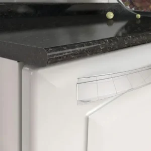 Balcão de Cozinha Itatiaia Aço 3 Portas 1 Gaveta Com Tampo de 105 CM Modelo Rose Branco Neve - Imagem 9