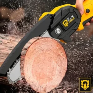 Motosserra Mini BTS-100 Bateria Recarregável 21v The Black Tools Cor Amarelo - Imagem 12