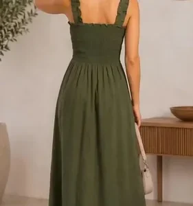 Vestido Longo Feminino Casual Moda Evangelica Duna Elegante - Imagem 2