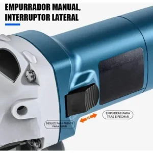 Esmerilhadeira Lixadeira Angular 850w 115mm Cor Azul-petrol - Imagem 7