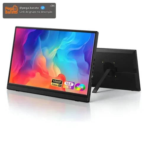 Monitor Gamer Bettdow Full Hd Ips 15.6 Polegadas Com Suporte