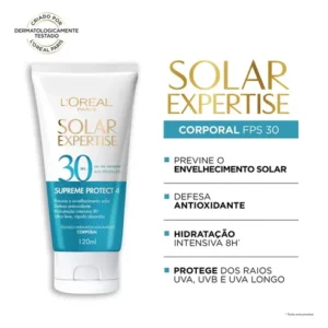 Protetor Solar Corporal Supreme Protect 4 FPS 30 Bisnaga 120ml L'oréal Paris - Imagem 3
