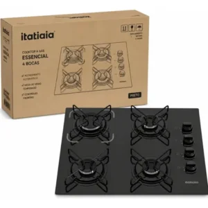 Cooktop Itatiaia Essencial 4 Bocas cor Preto - Imagem 6