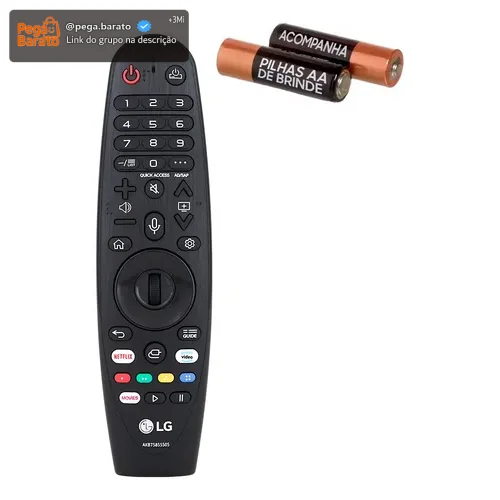 Controle Smart Magic Mr20ga Nfc Tv LG Akb75855501 Original