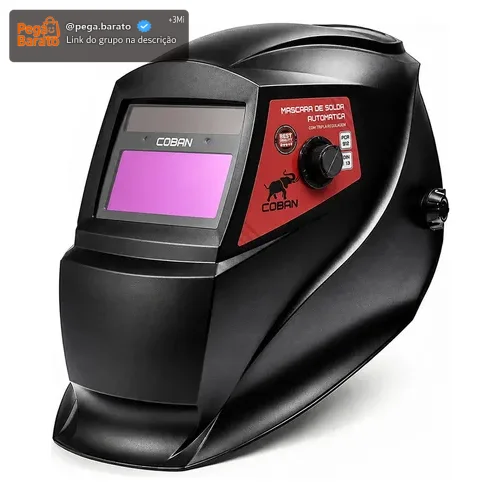 Máscara De Solda Automática Eletrodo True Cor Com Bateria