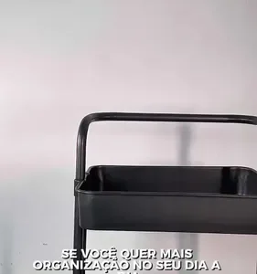 Carrinho Ferramentas Mecânico Oficina Prateleiras Rodas - Imagem 2