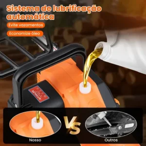 Motosserra Elétrica Brushless 12 Polegadas C/2 Baterias 48v - Imagem 4