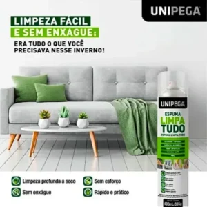 Kit 4 Espuma Limpa Tudo 400ml Couro Sofa Tenis Tapete Bolsa - Imagem 7