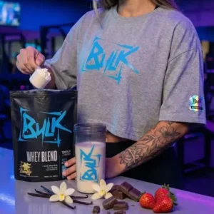 Kit 2x Whey Protein Blend 900g Pó | Bulk Nutrition Sabor Baunilha - Imagem 8