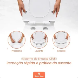 Vaso Sanitário Monobloco Caixa Acoplada Barcelona Cor Branco - Imagem 8