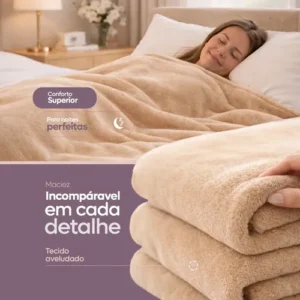 Coberta Manta Soft Casal Microfibra Anti-alérgica Dupla Face - Imagem 8