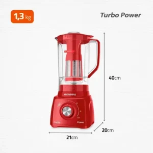Liquidificador Turbo Power Mondial 550W L-99 FR - Imagem 9