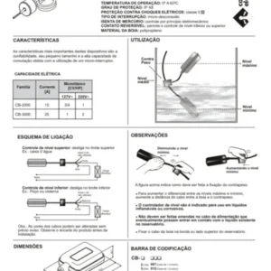 Kit 2 Chave Boia Nível Automática 1,2m Cb-2012 Margirius - Imagem 5