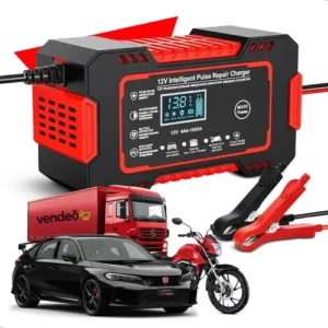 Carregador De Bateria Inteligente Reparador Automotivo Kateluo 12v 6a Recupera Baterias 4ah A 100ah Carro Moto Lancha Jetski Caminhão Proteção Contra Curto - Imagem 8