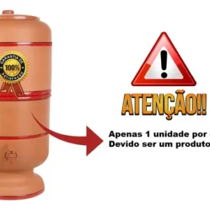 Filtro De Barro Purificador Agua Vela Tripla Ação 6l Total - Imagem 6
