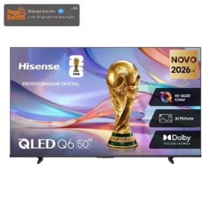 Smart TV Hisense HI-QLED 4K 50" polegadas com Processador AI, Dolby Vision Atmos e Compatibilidade Alexa - 50Q6QVV - Imagem 1